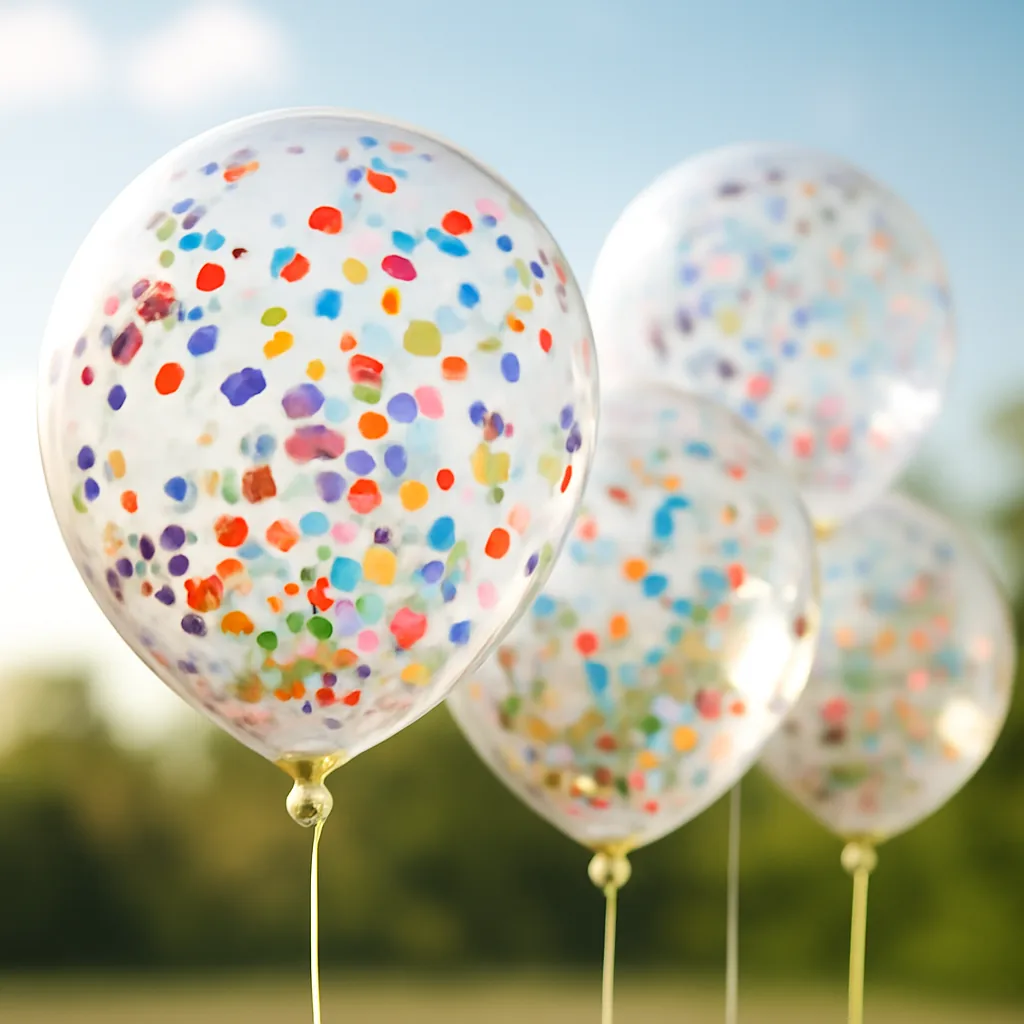 Guide d'achat : ballons à confettis pour un effet festif