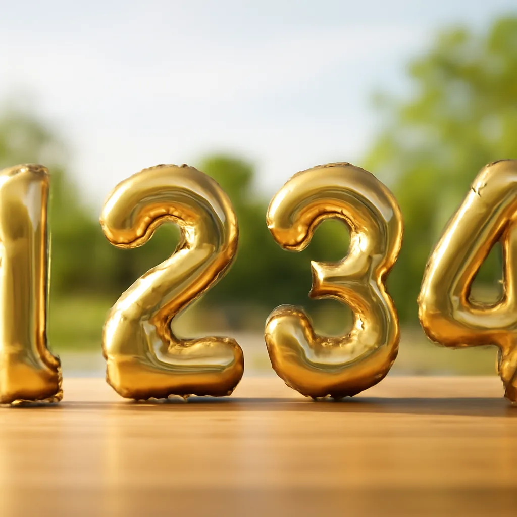 Comparatif des ballons en forme de chiffre pour vos célébrations