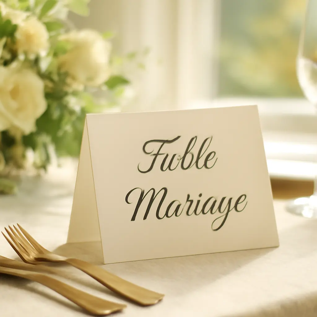 Cartes de table mariage : guide d'achat et inspirations