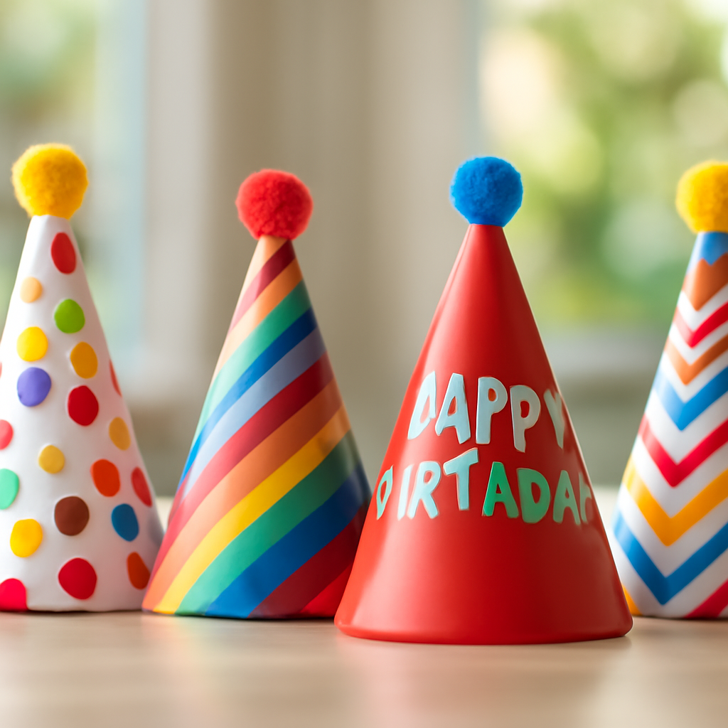 Chapeaux d’anniversaire : guide d’achat pour un choix parfait – Utilisation au jardin (IA)