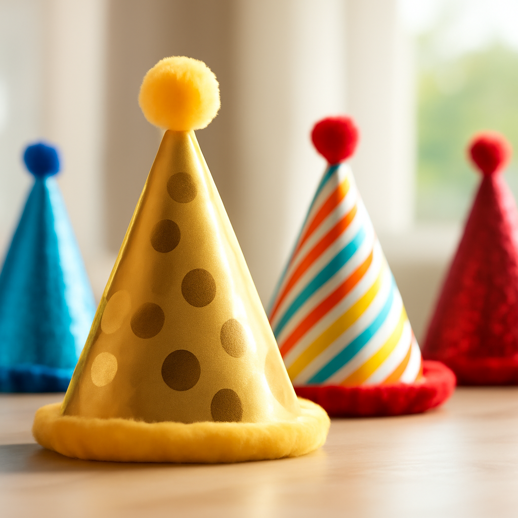 Guide d'achat pour chapeaux de fête colorés et originaux – Utilisation au jardin (IA)