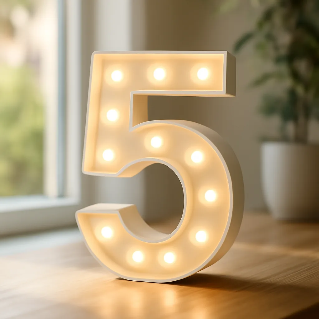 Chiffre Lumineux Décoratif : Guide Pratique pour ta Fête