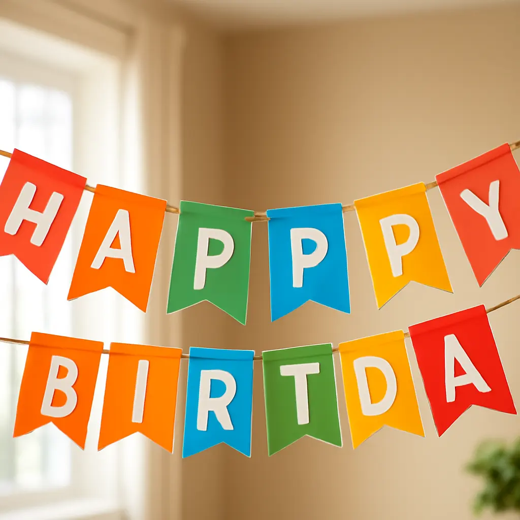 Guide d'achat : guirlande anniversaire enfant tendance