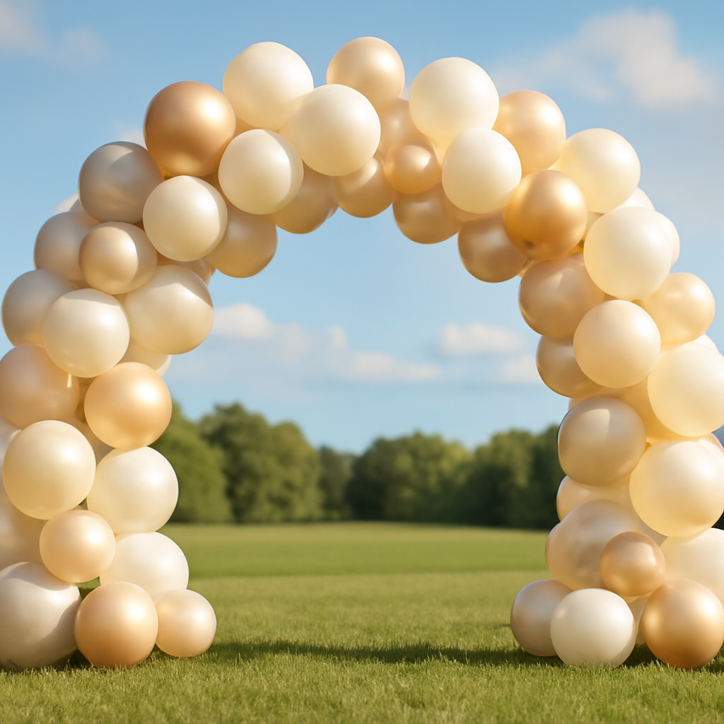 Guide d'achat du kit arche de ballons parfait – Utilisation au jardin (IA)