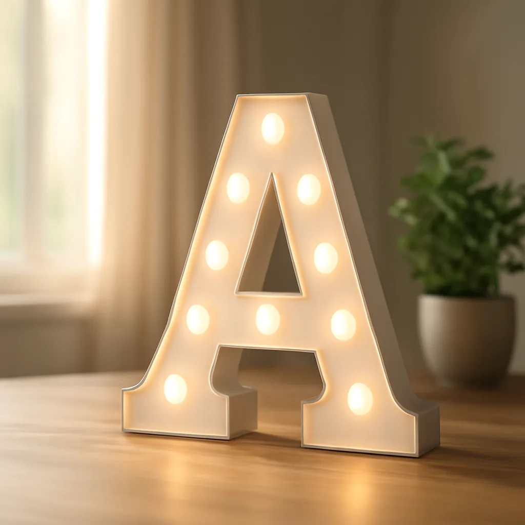 Lettre lumineuse décorative : le guide ultime