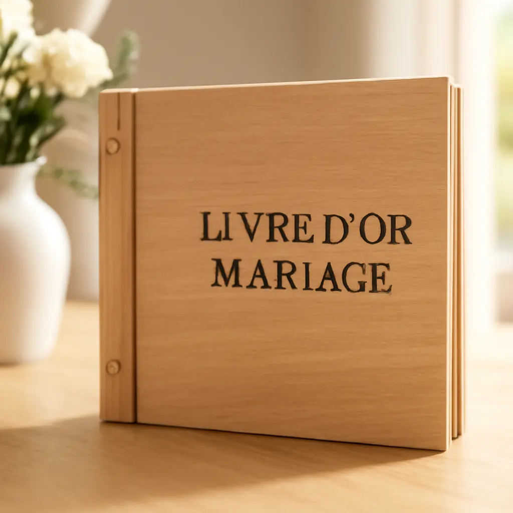 Guide d'achat pour un livre d’or mariage en bois