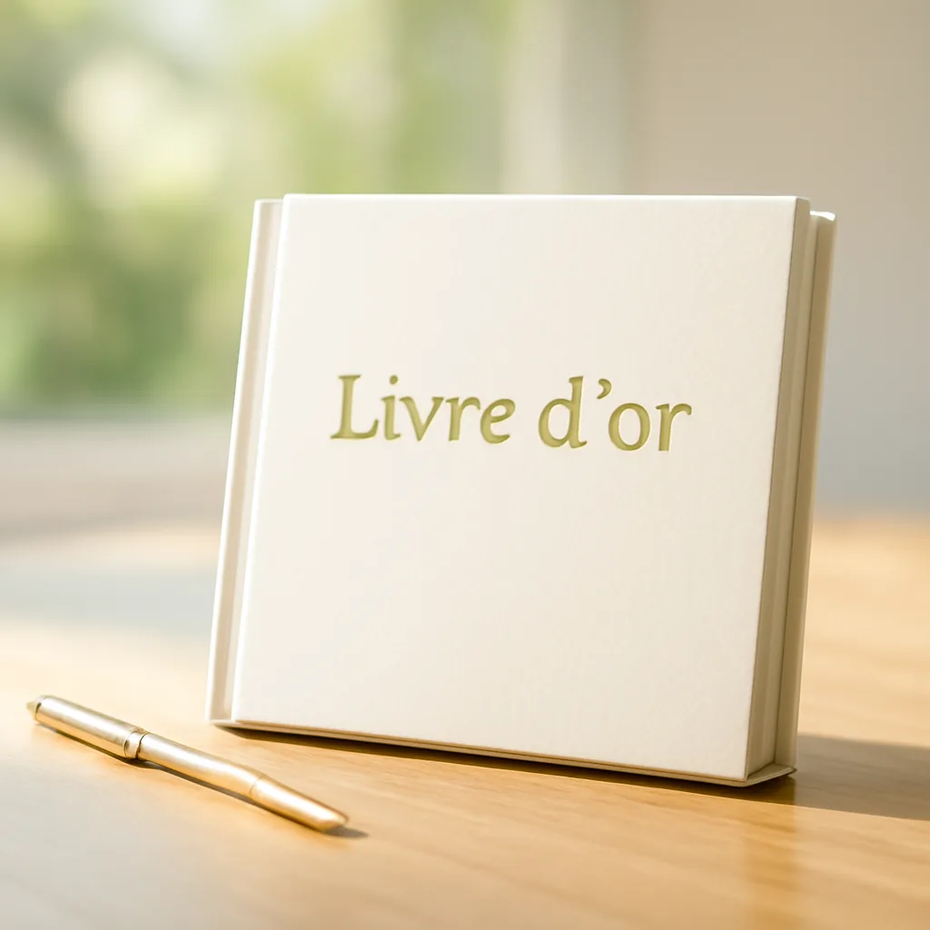 Livre d’or élégant : guide d’achat pour votre événement