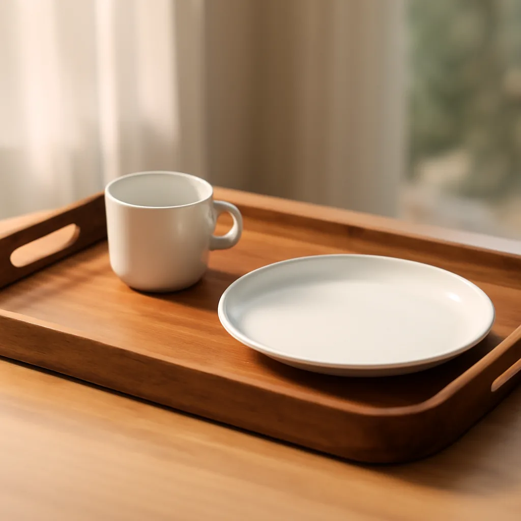 Guide d'achat : plateau de service en bois d'acacia