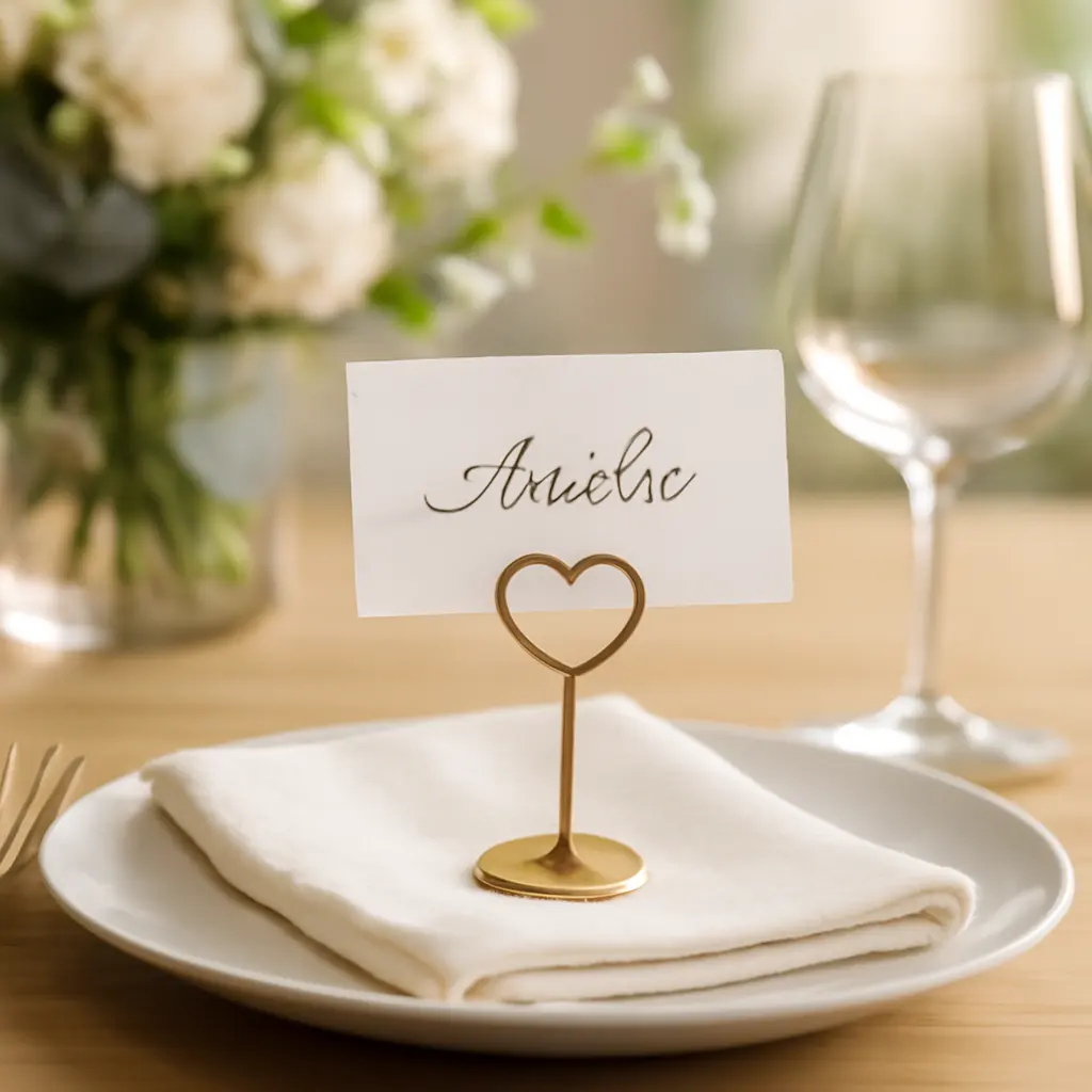 Guide d'achat des porte-marque-place mariage idéal